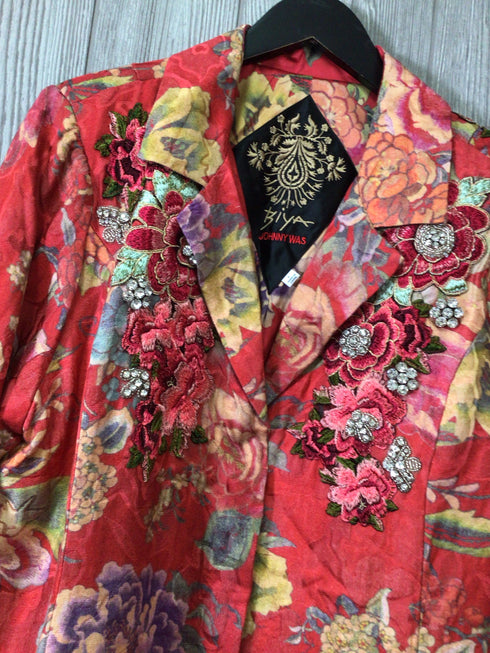 Johnny Was Biya Coat Size Large